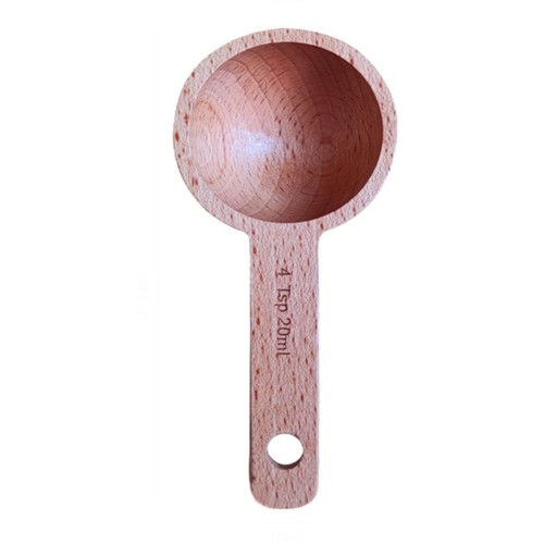 1pc walnut wooden measuring - 1pc,