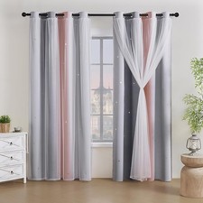 2 Panels Blackout Curtains for