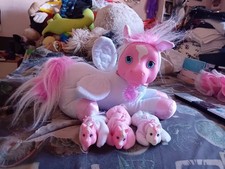 Pony Surprise Plush With Three Babies, Medium Soft Toy
