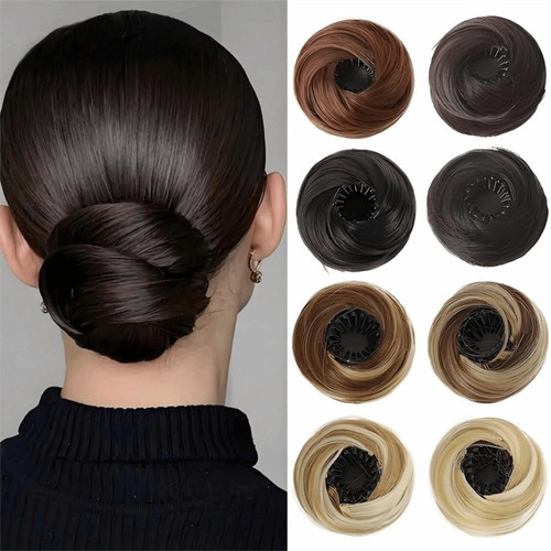 Synthetic hair clip - hair, in