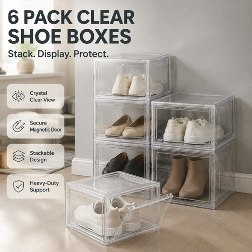 Pack clear shoe storage - pack, box