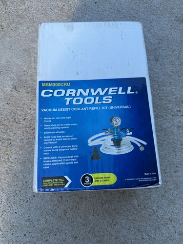 Cornwell tools vaccum assist