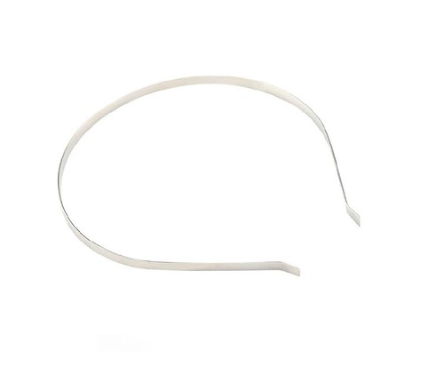 Silver thin shape curved - thin,