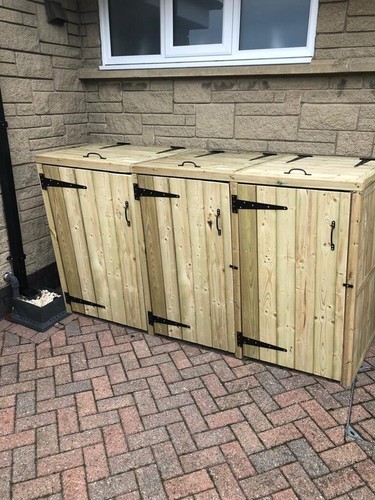 Wheelie bin store - store,,