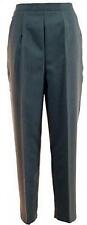 Ladies Plus Size 29" Straight Leg Grey Trousers Ideal for Lawn Bowling