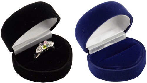 Luxury velvet heart ring - luxury,