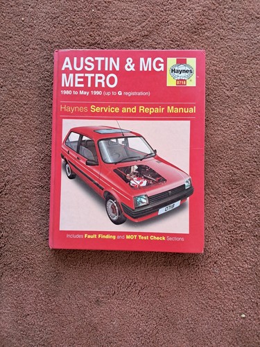 Haynes car manual austin mg - haynes,