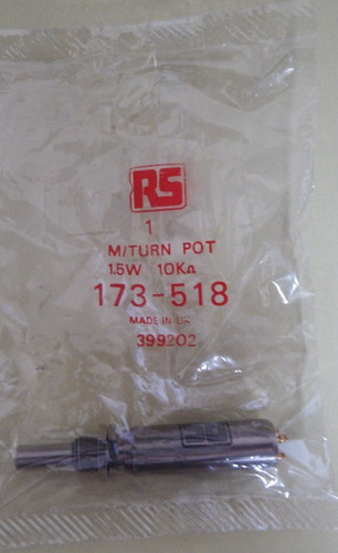 Multiturn pot turn - 1.5w,