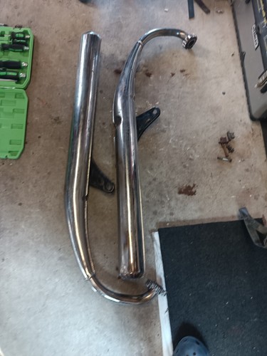Suzuki 125 twin exhaust - twin,