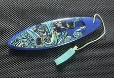 Build-A-Bear Workshop Blue and Orange Surf Board Shark Themed Accessory