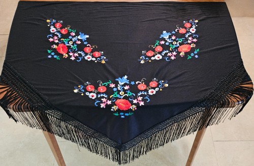Black multi color floral - black, multi-color