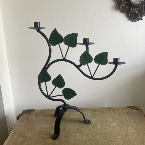 Vintage black wrought iron - black,