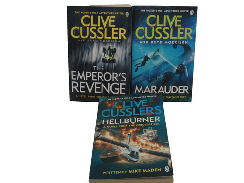 Clive cussler books - 3, from