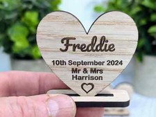 Wedding Wooden Name Place