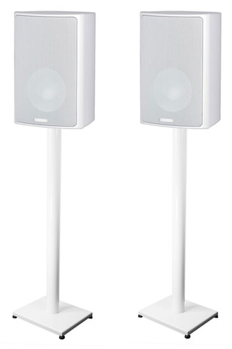 Pair steel white - 37”, stands