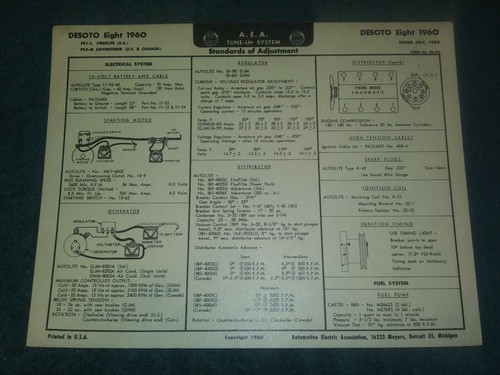 1960 desoto engine - engine, a.e.a