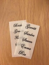 Personalised clear wedding - personalised,