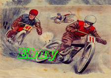 1920s Speedway Retro Aged Look