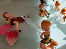Cake topper set. Tinkerbell & friends and Elsa (Frozen).