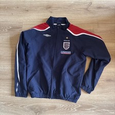 Retro Early 2000s England Shell Suit Top Kids Size Large Boy. Condition V Good