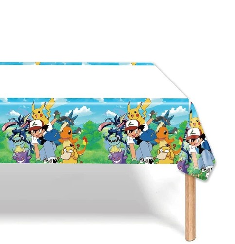 Pokemon tablecloth birthday - pokemon,