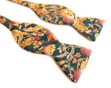 Retro TIE RACK Pure SILK Bow