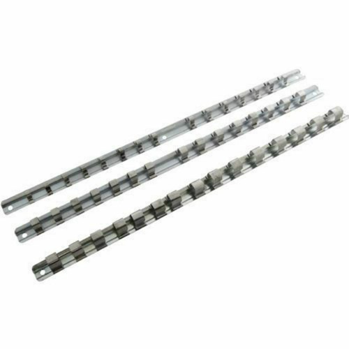 3pc socket rail set 3 - rail, 3/8"