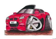 AUSTIN ROVER MGF CABRIO RED