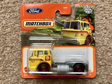 Matchbox 1965 Ford C900 'Shell'. 2022 model. yellow/red. Short card. Brand new