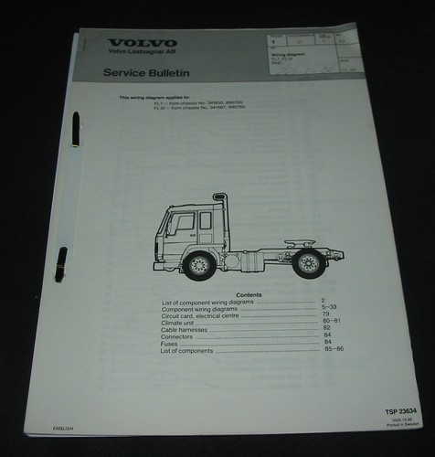 Service bulletin volvo - service,