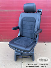 Seat VW T6 Multivan Caravelle black leather with alcantara swivel rear t5