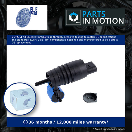 Washer pump fits - pump, blue