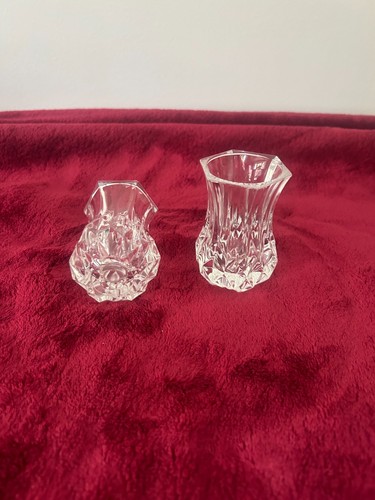 Vintage cut crystal bud - bud, vase