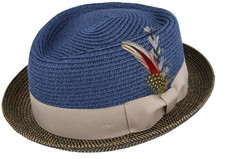 Straw Pork Pie Hat Sun Summer