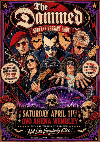 The damned wembley london - london, 2026