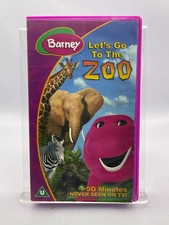 Barney Let's Go To The Zoo VHS