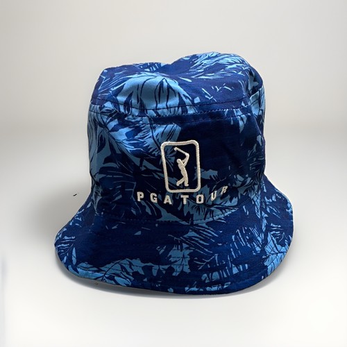 Pga tour blue floral bucket - blue,