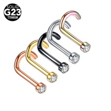 Nose Stud Screw Hock Curve Bar