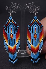 Tribal Earrings Native Large