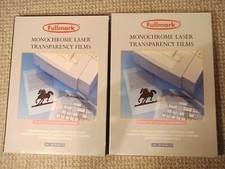 Fullmark Monochrome Laser Transparency Films OHP Projector 80 A4 Sheets