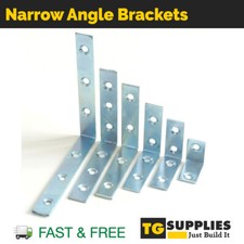 Corner Braces Brackets Right Angle Bracket L shape Zinc Plated Brace Bracket UK 