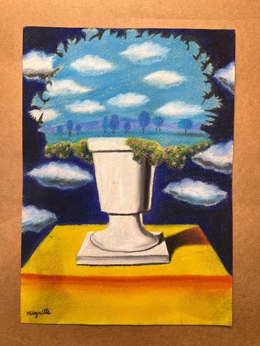 Rene magritte drawing - magritte, paper