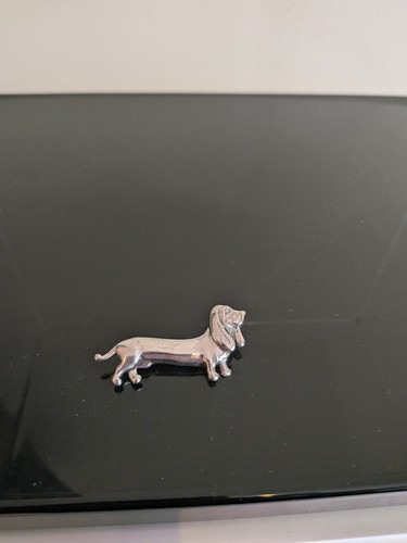 Silver dachshund broach 2 - dachshund, 7.2