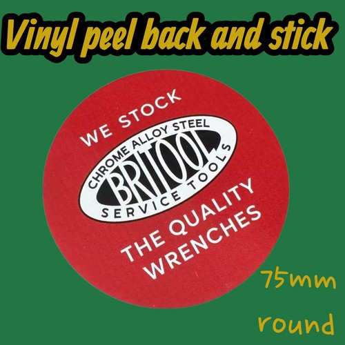 Stock britool vinyl sticker - stock,