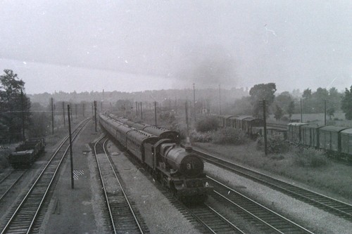 Steam locomotive 35mm slide - (35mm,