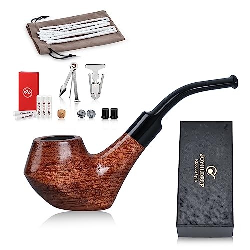 Wooden tobacco smoking pipe - tobacco,