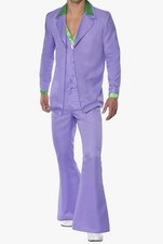 Smiffys Lavender 70s Suit