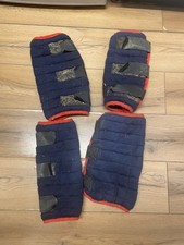 4x Large Set Of Genuine Thermatex Leg Wraps Blue & Red RRP£140