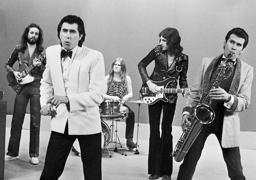 Roxy music monochrome photo - music,