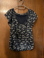 Chiffon top George Bird print